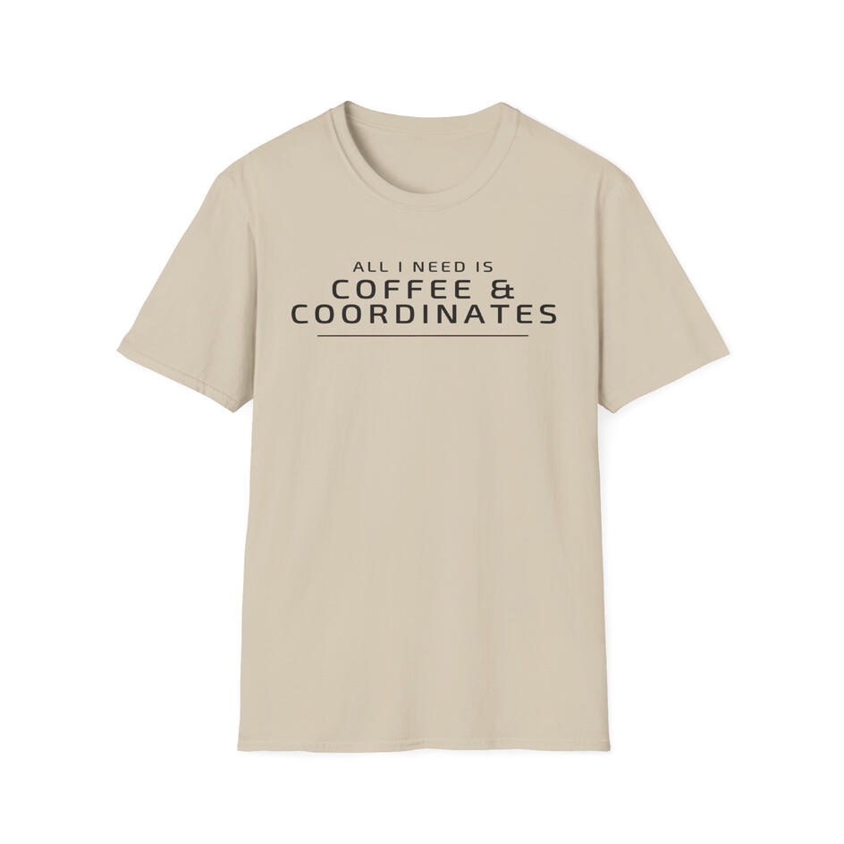 Coffee & Coordinates T - Shirt $19.99