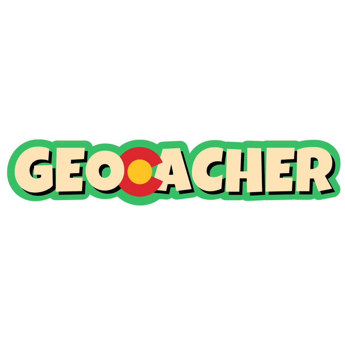 2 Pack Colorado Geocacher Sticker $5