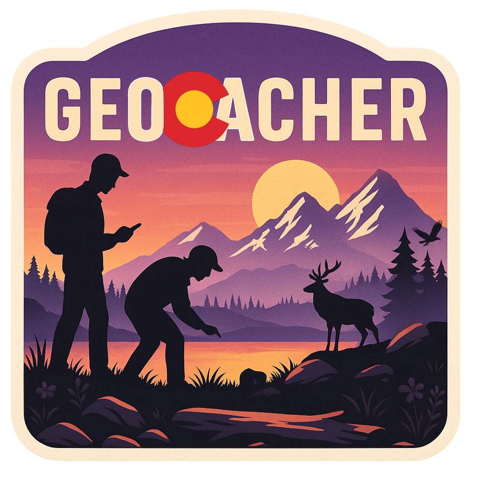 2 Pack Colorado Landscape Geocacher Sticker $6