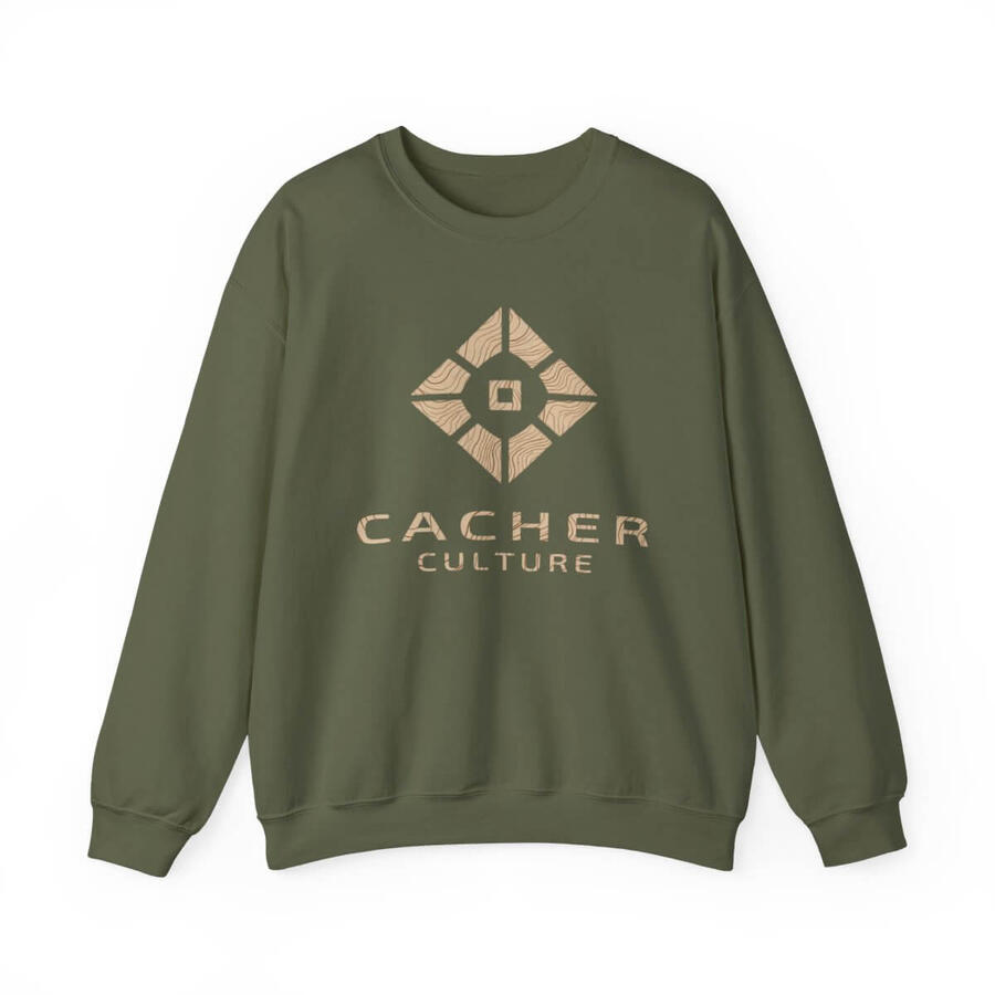 Cacher Culture Logo Crew Neck Sweatshirt (Multiple Colors) $30.00